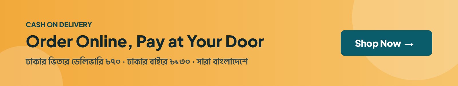 Cash on delivery across Bangladesh